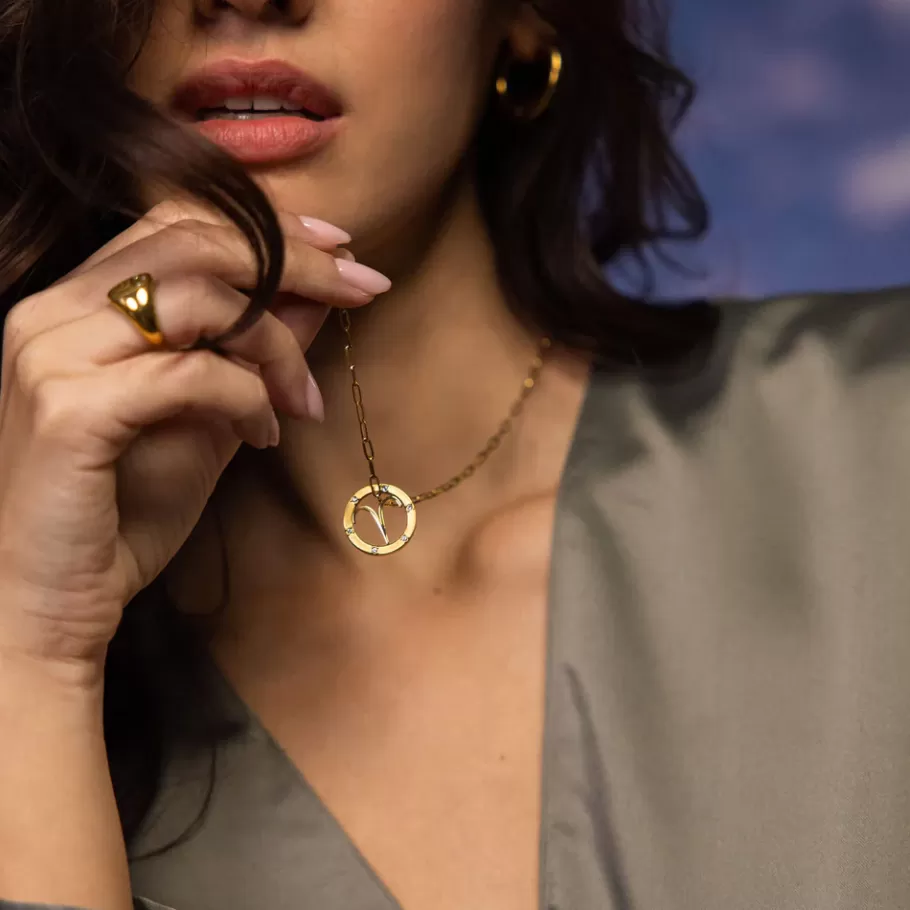 PURELEI Necklaces*Aries Zodiac Symbol Necklace