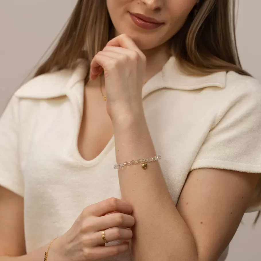 PURELEI Bracelets*Bracelet White Heart