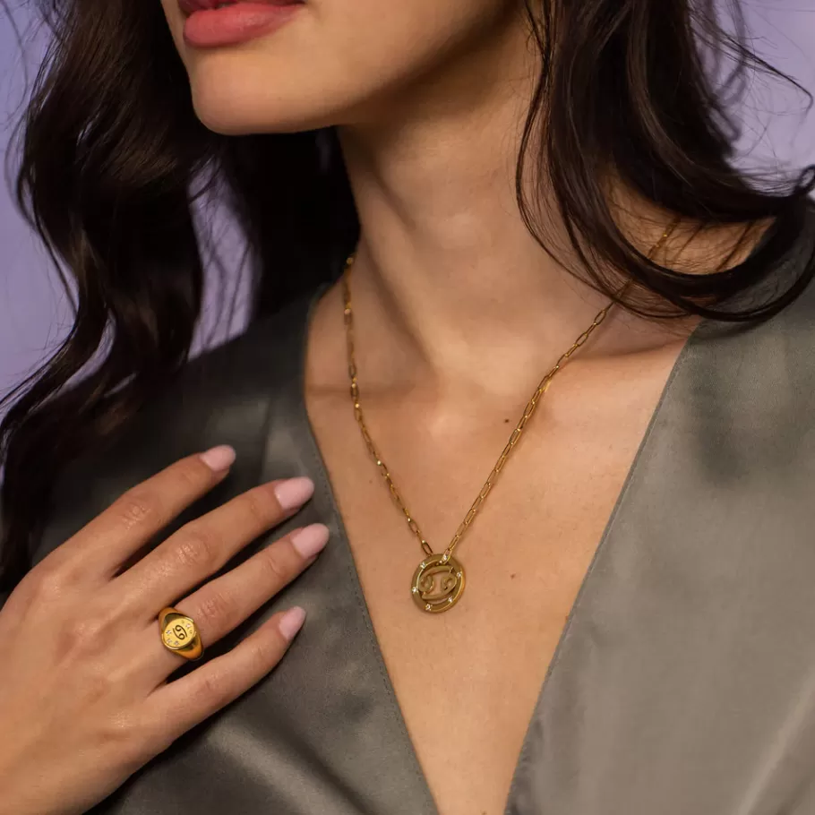 PURELEI Necklaces*Cancer Zodiac Symbol Necklace