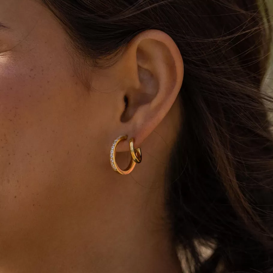 PURELEI Earrings*Double Glitter Earrings