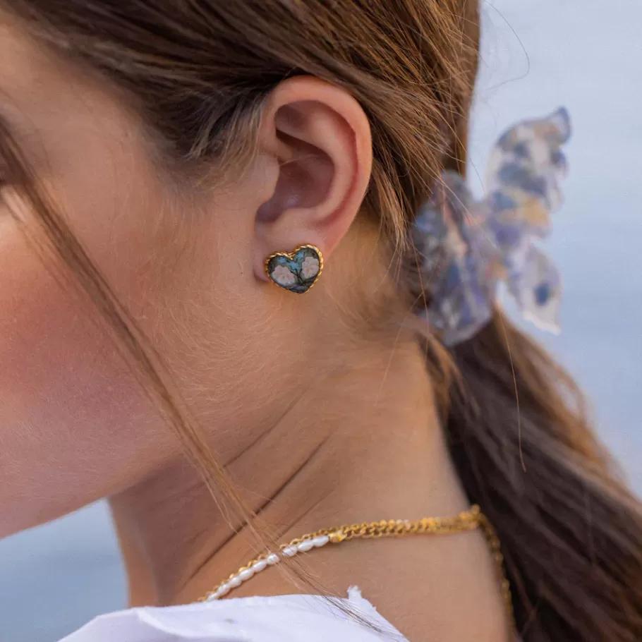 PURELEI Earrings*Earrings Flower Heart