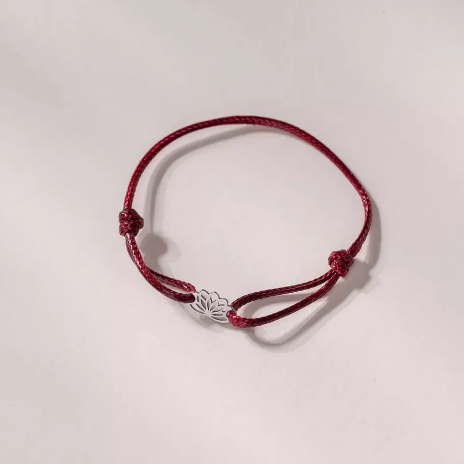 PURELEI Bracelets*Lotus Charm Armband Silber