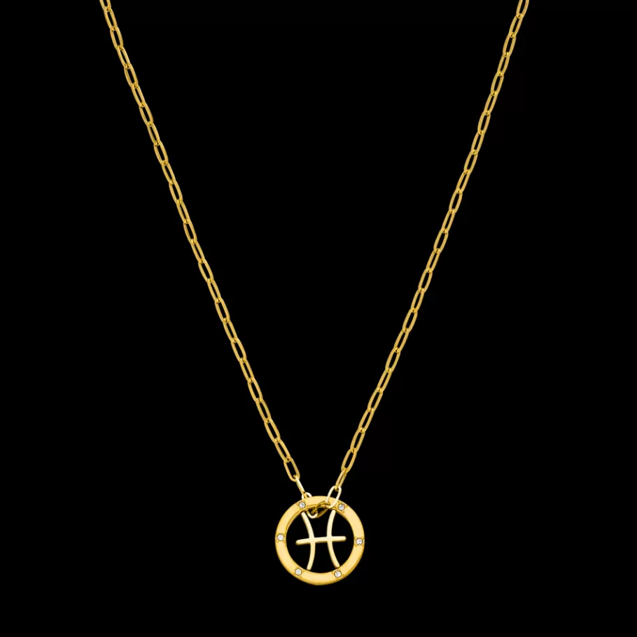 PURELEI Necklaces*Pisces Zodiac Symbol Necklace