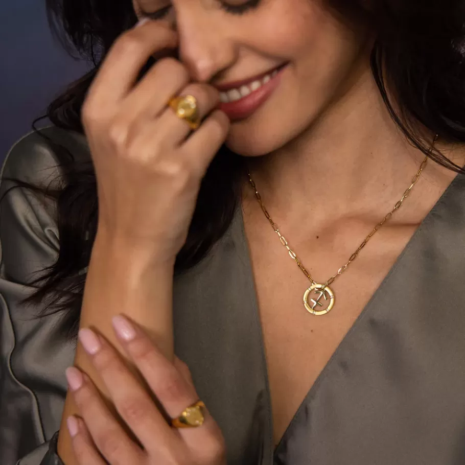 PURELEI Necklaces*Sagittarius Zodiac Symbol Necklace